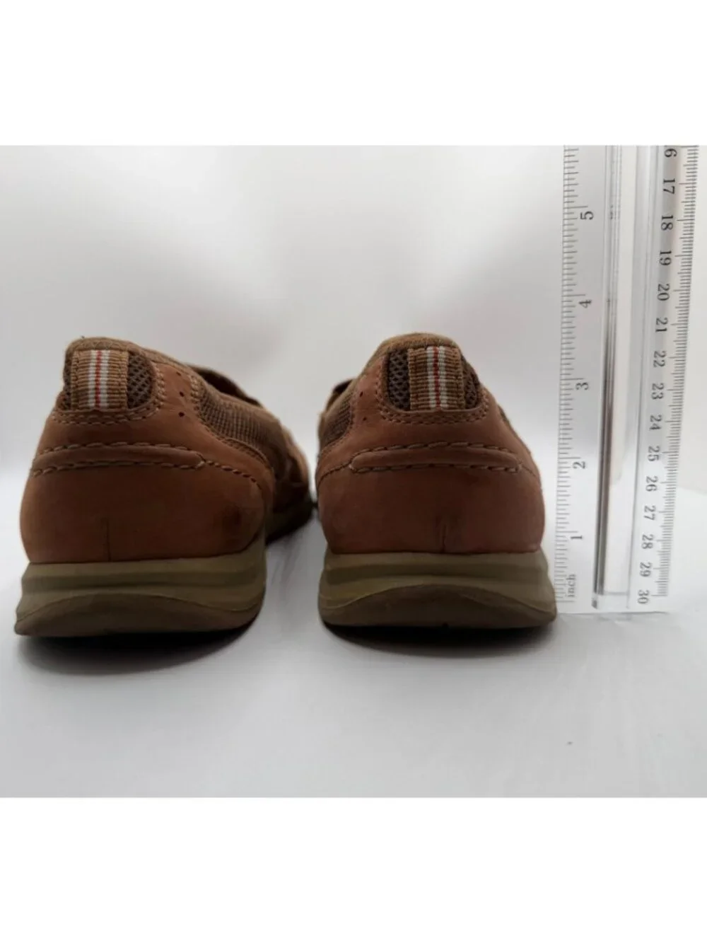 Clarks Ramada Spanish Loafers Men Size 9.5M Brown Leather Casual Slip-on Shoes